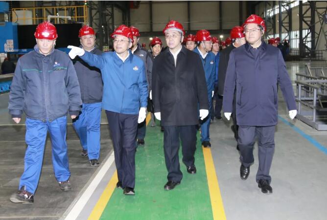 雷凡培、楊金成到渤船集團(tuán)調(diào)研