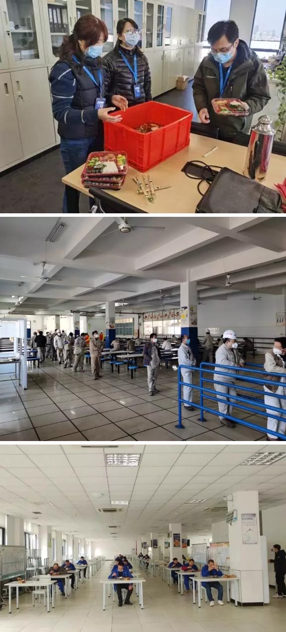 員工就餐：分開(kāi)、分開(kāi)、分開(kāi)